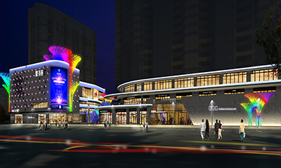 南京星河薈廣場亮化